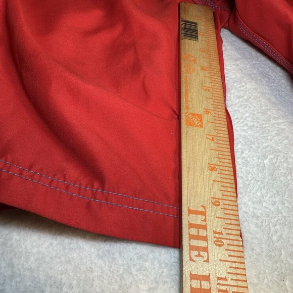 Hurley Men's Red Swimming Trunks Board Shorts Size 32 - Picture 5 of 11